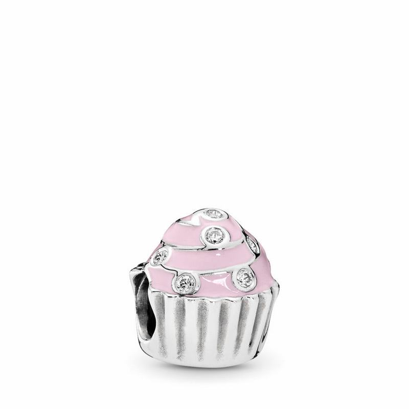 Pandora Australia Sweet Cupcake Charm - Sterling Silver | IDAUHO638